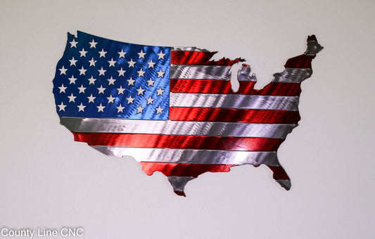 Steel America Flag